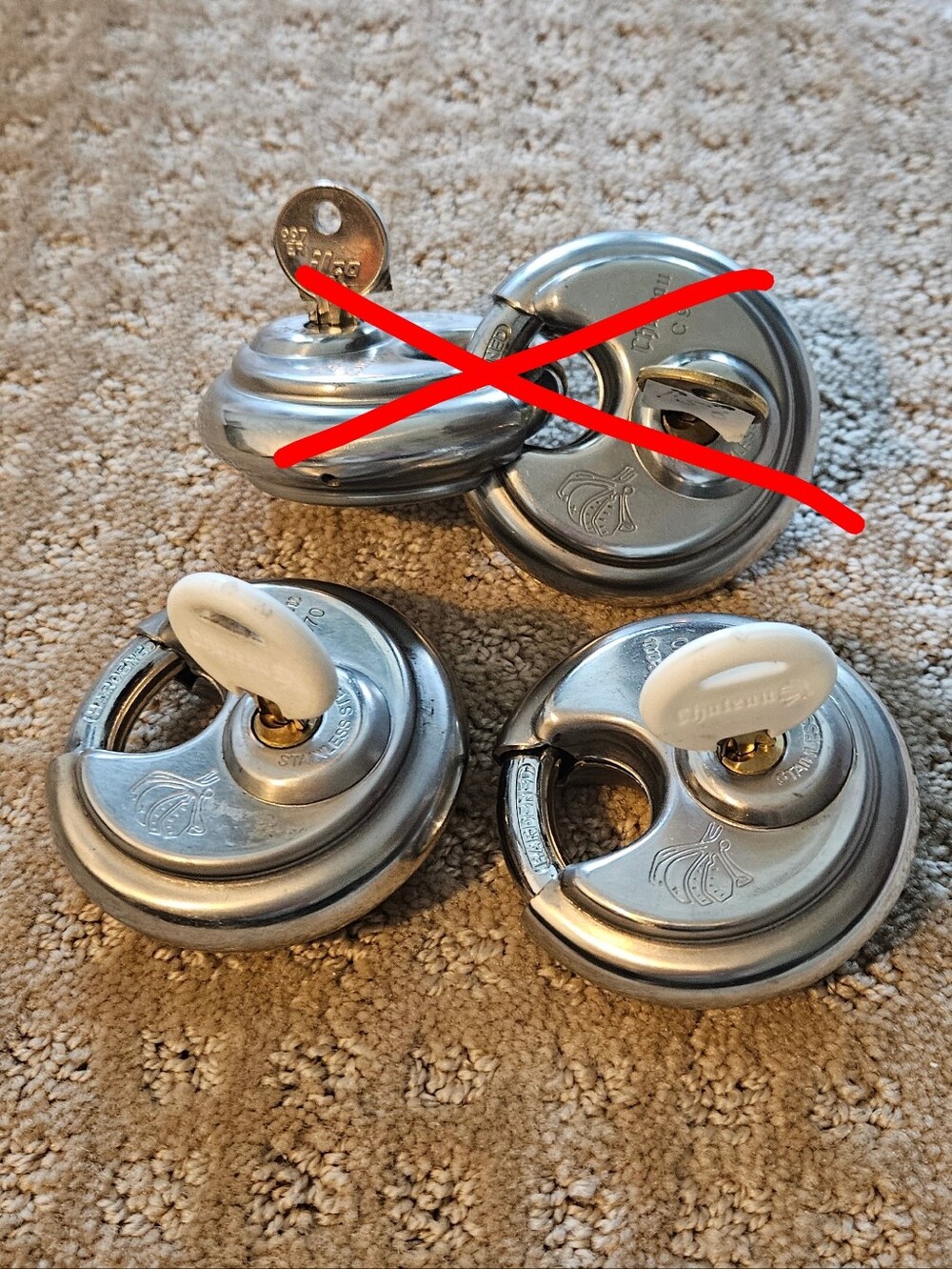 Chateau Master Lock Disc Padlocks